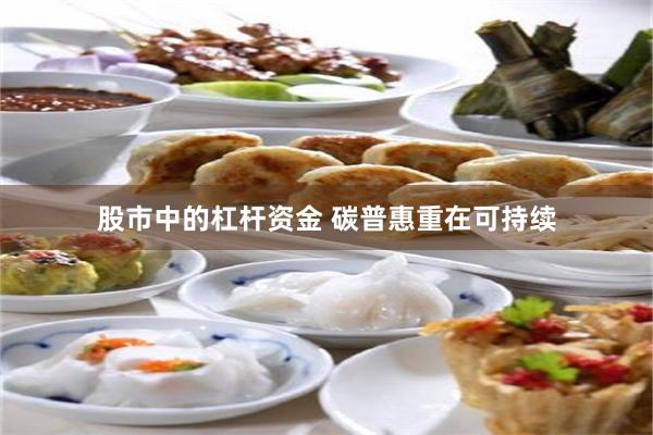 股市中的杠杆资金 碳普惠重在可持续